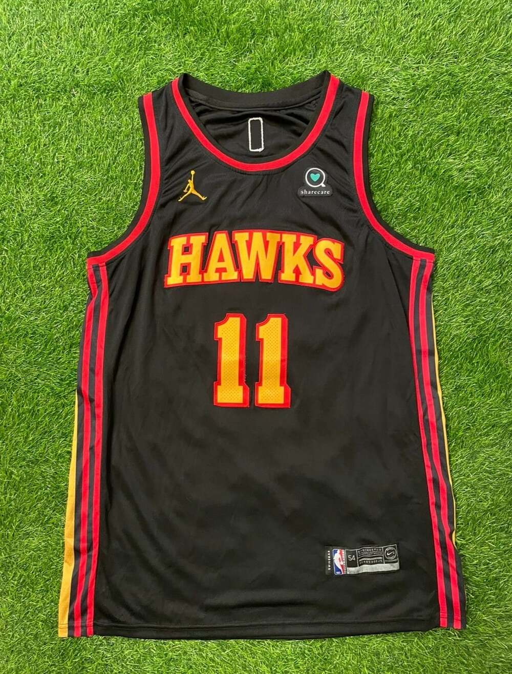 Nike Atlanta Hawks Trae Young 11 Jersey Size 54 Black